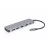 Gembird A-CM-COMBO3-03 USB Type-C 3-in-1 multi-poort adapter (hub + HDMI + PD)