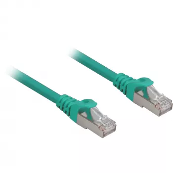 Netwerkkabel Sharkoon Cat.6a SFTP RJ-45 Cat6a 0,25 m groen