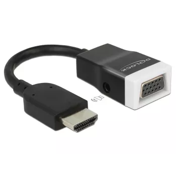 Videokabeladapter HDMI type A VGA D-Sub + 3,5 mm DeLOCK 65587