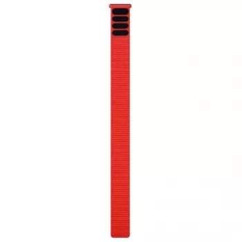 Garmin UltraFit horlogeband 22 mm nylon vlammenrood (010-13306-12)