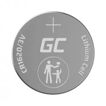 Lithium wegwerpbatterij groen Cell CR1620 3V 70mAh, blisterverpakking 5 stuks, 1,9 mm hoogte