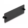 DeLOCK glasvezel-blindafdekking zwart 109 mm metaal