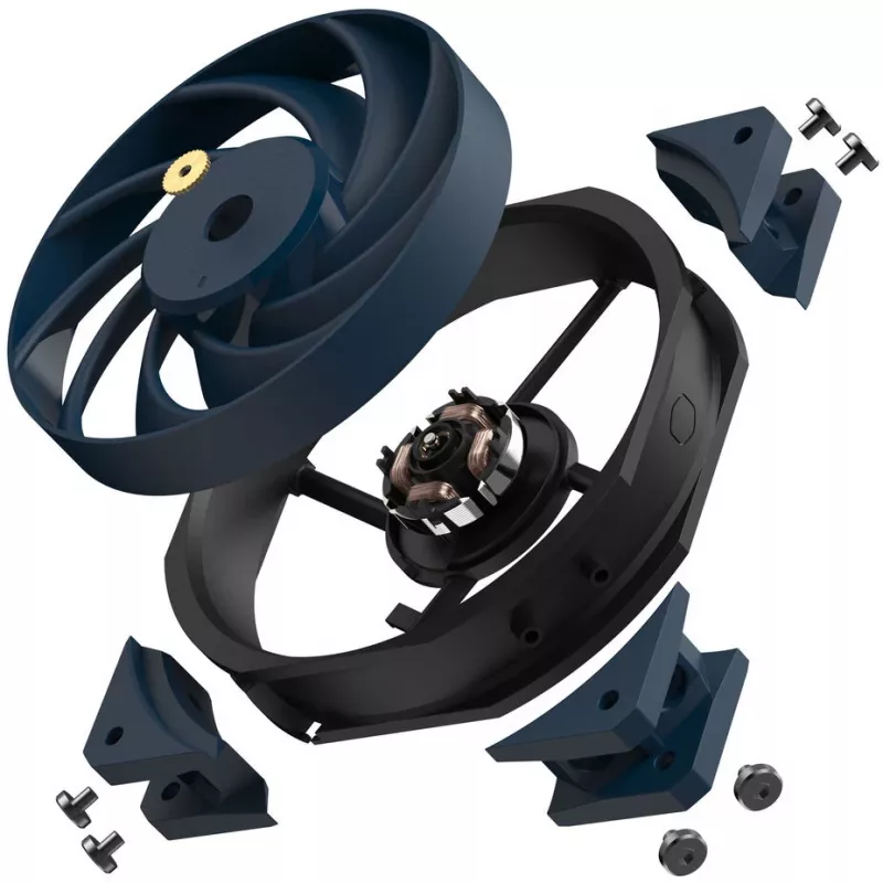 Cooler Master Mobius 120 OC 12 cm zwart 3 snelheden 3200 RPM