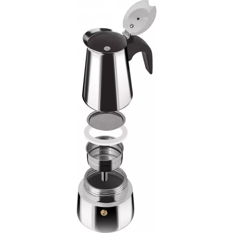 Fornuis-mokkapot LAMART LT7076 200 ml RVS