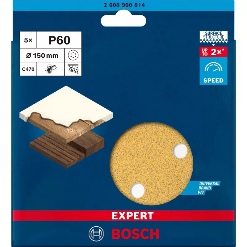 Bosch 2 608 900 814 rotatiegereedschap schuur-/schuuraccessoire hout schuurblad