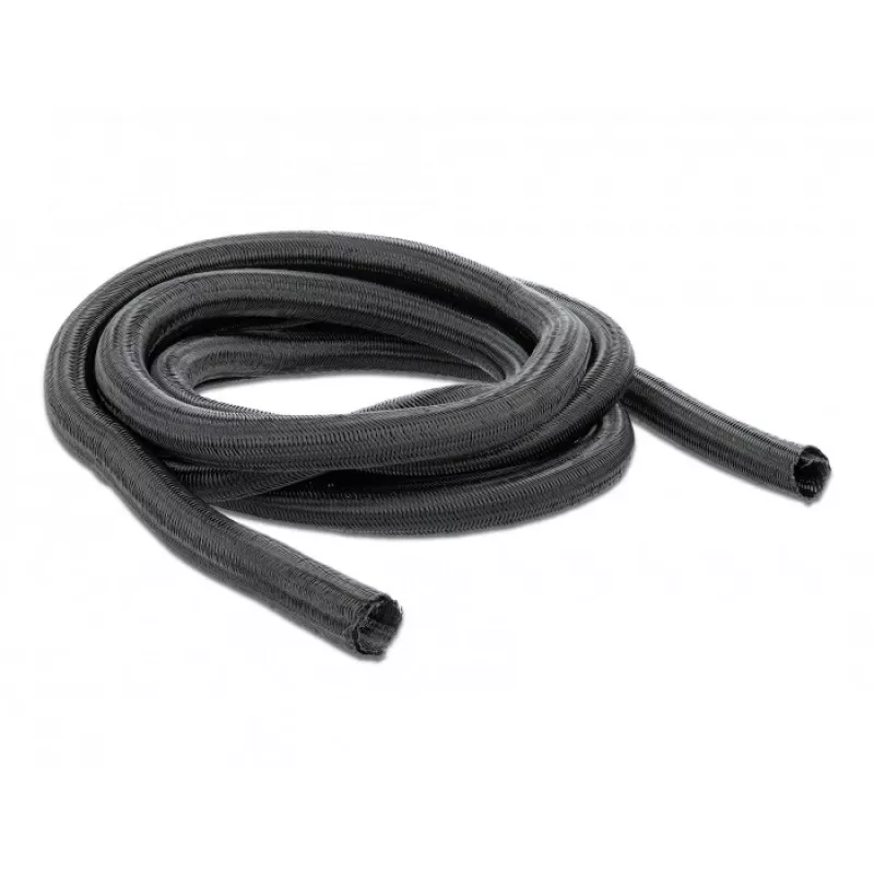 Gevlochten slang DeLOCK 18922 10 m x 13 mm zwart