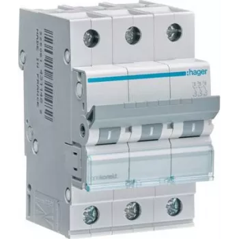 Hager MCN325. AC-ingangsfrequentie: 50/60 Hz, nominale uitgangsstroom: 25 A (MCN325)