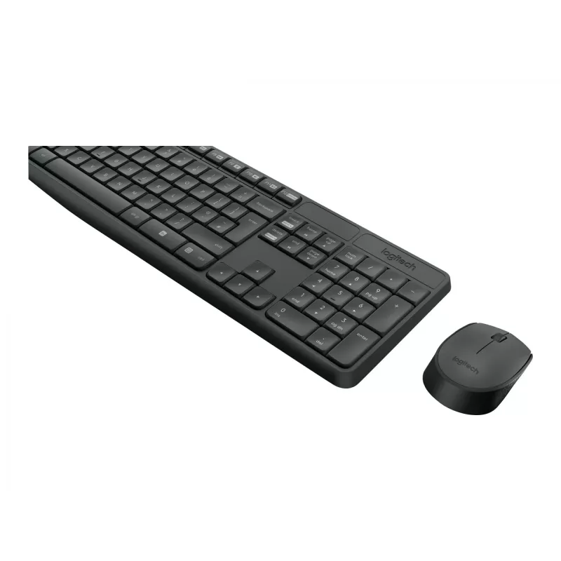 Logitech toetsenbord MK235 draadloos KBD+Muis grijs CZ
