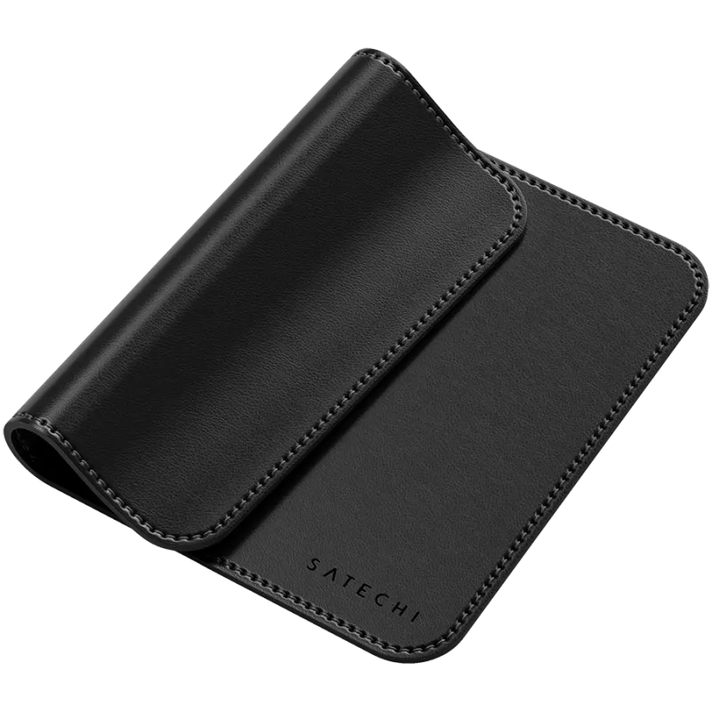 Satechi premium muismat – veganistisch leren muismat (zwart)