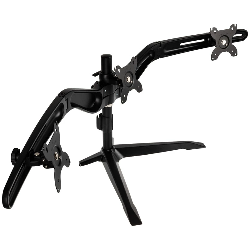 SilverStone SST-ARM31BS drievoudige monitorarm, zwart