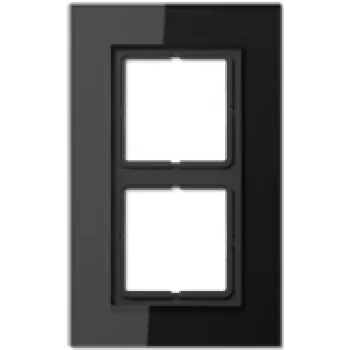 JUNG LSP 982 GL SW - zwart - glas - 115 mm - 186 mm - 1 stuk(s)