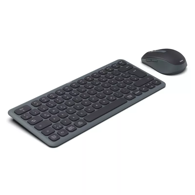 Multi-device toetsenbord- en muisset zwart grijs