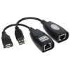 Genway USB-EX-50 interface-hub USB 2.0 Zwart