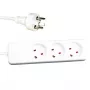 Verlengsnoer Garbot 24155123-5EE 5m 3 AC-uitgangen binnen wit