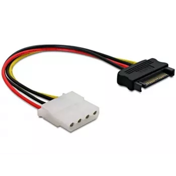 DeLOCK stroomkabel SATA/Molex zwart-rood 0,12 m 860115