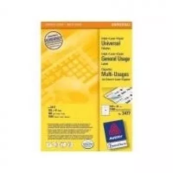 Avery - etiketten - wit - A4 (210 x 297 mm) - 100 stk. 14) (3477)