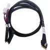 SAS-kabel ADAPTEC Microchip Technology 2305500-R SlimSAS ×8 naar 2×2SFF-8639 U.2, 0,8 m, zwart