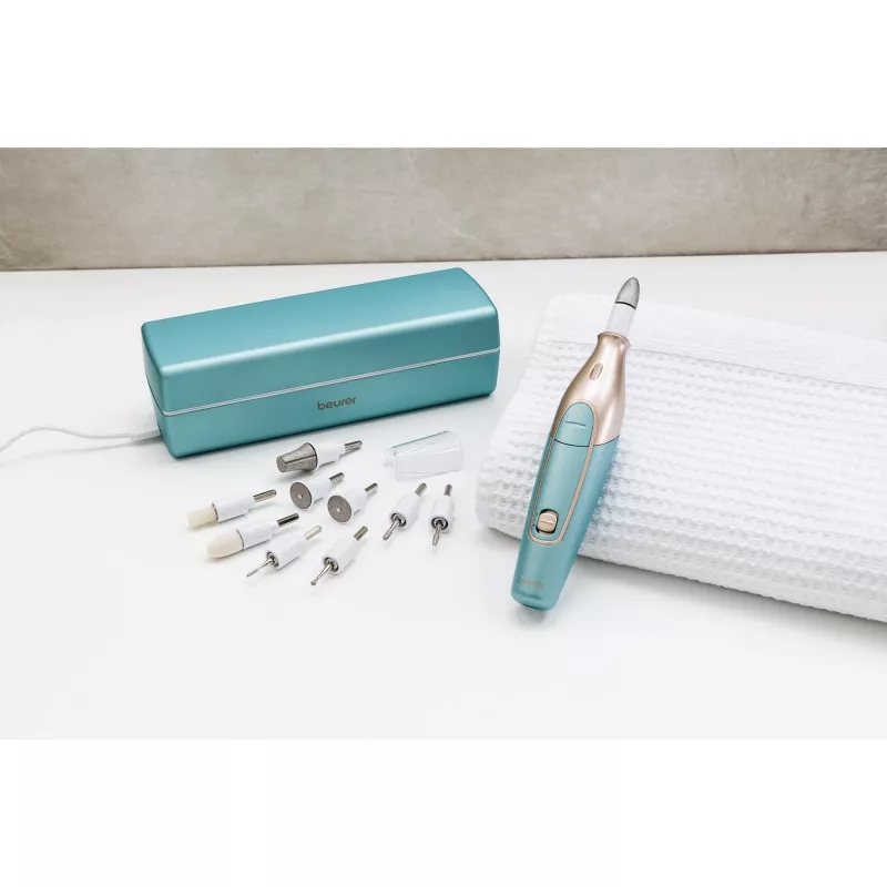 Beurer manicure-pedicureset MP 84 turquoise goud (570.02)