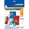 Zelfklevende PET-laserjetfolie Lomond A4 25 vel transparant mat
