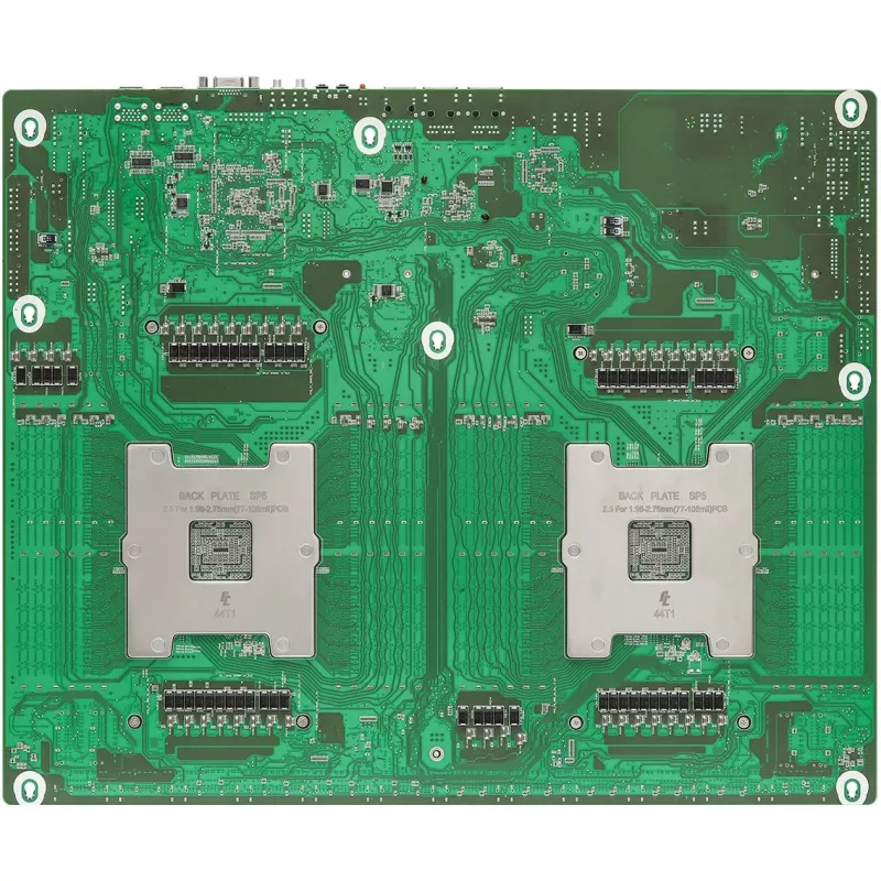 Moederbord ASRock GENOA2D24G-2L+ — AMD SoC, socket SP5, ATX, 24x DDR5-DIMM, tot 12,3 TB, 2x GbE