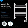 LED elektrische badkamerradiator | AD 7823 | radiator | 400 W | wit | IP24