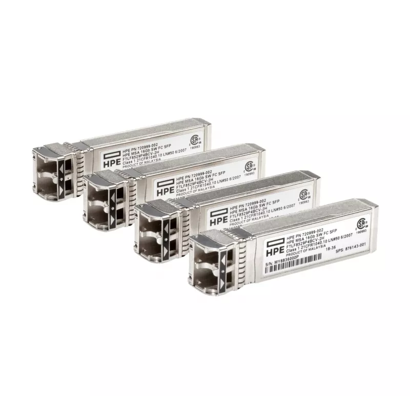 HPE C8R24B 16Gb shortwave Fibre Channel SFP+-transceivermodule, 4-pack