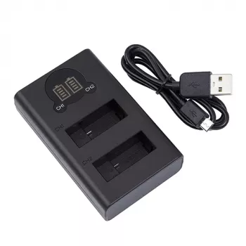 Accuoplader GOPRO AHDBT901, dual