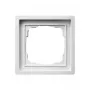 Gira 0211112 1-voudig frame, schroefloos, zuiverwit, 83,3 x 83,3 mm, 10,6 mm dik