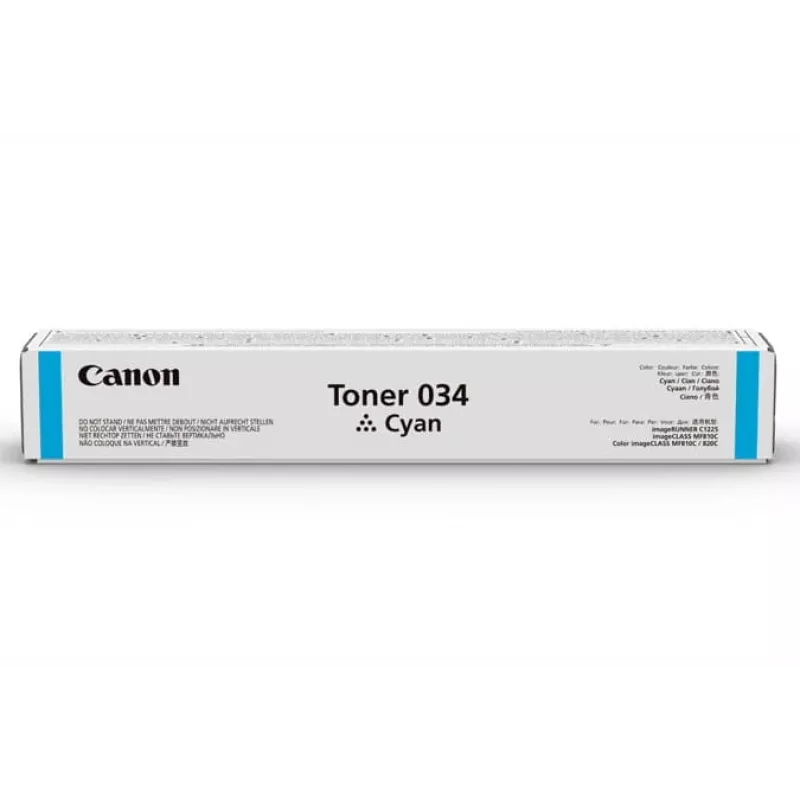 Canon 034 tonerpatroon 1 stuk origineel cyaan