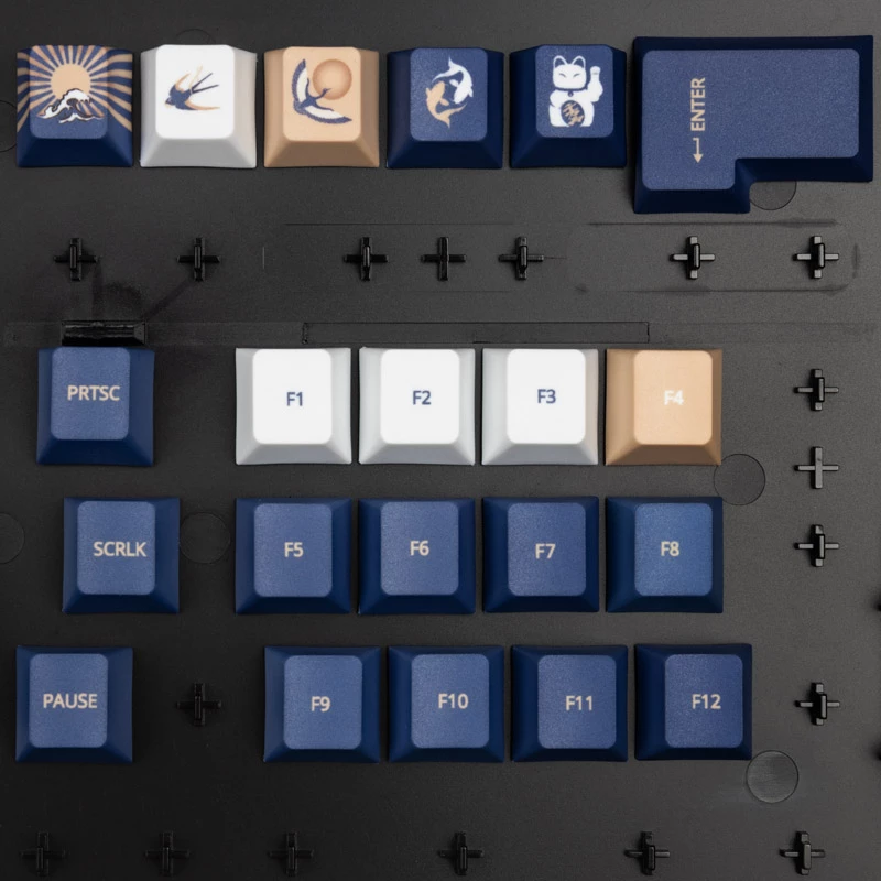 Keycap-set Traitors UKIYO-E, PBT-materiaal, UK-layout (TRDUKI108UK)