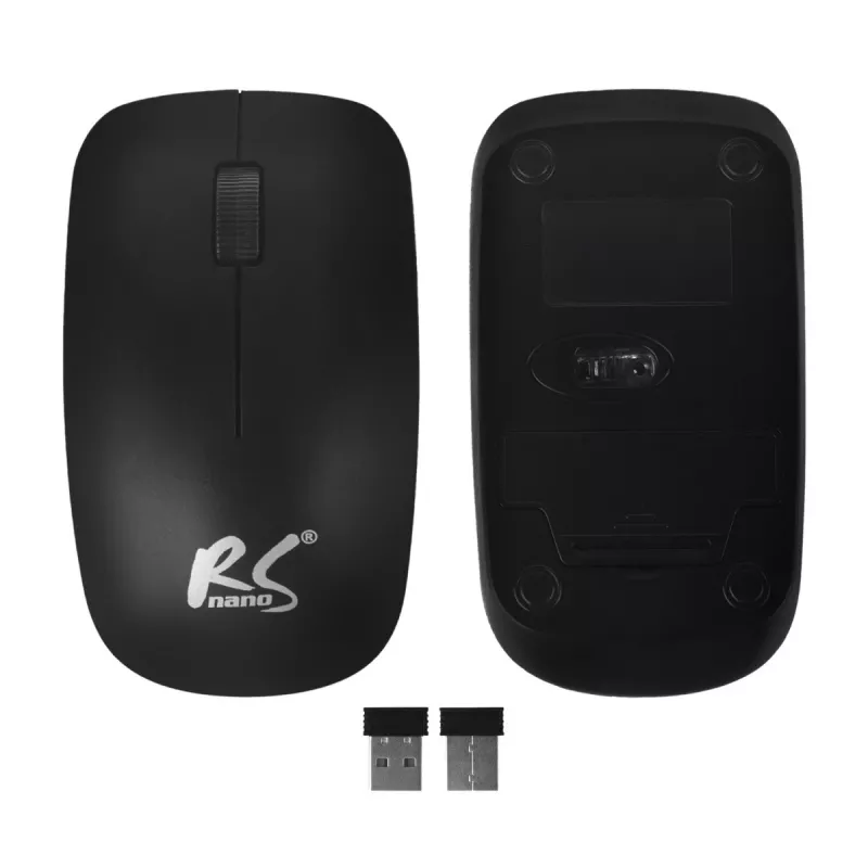 NanoRS draadloze toetsenbord- en muiscombinatie met ergonomisch design – RS580 voor soepel en efficiënt gebruik