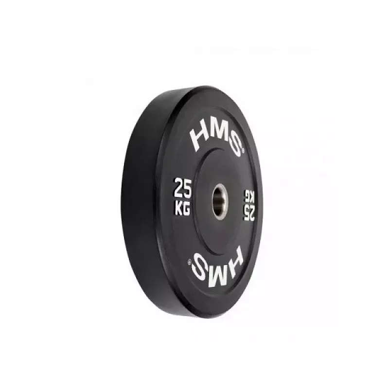 Olympic Bumper 25 kg zwart HMS BBR25