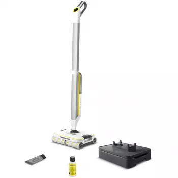 Elektrische veegmachine Kärcher FC 8 Smart Signature Line accu nat zakloos zilver wit geel