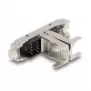 DeLOCK RJ45-koppeling LSA naar LSA Cat.8.1 gereedschapsloos zwart