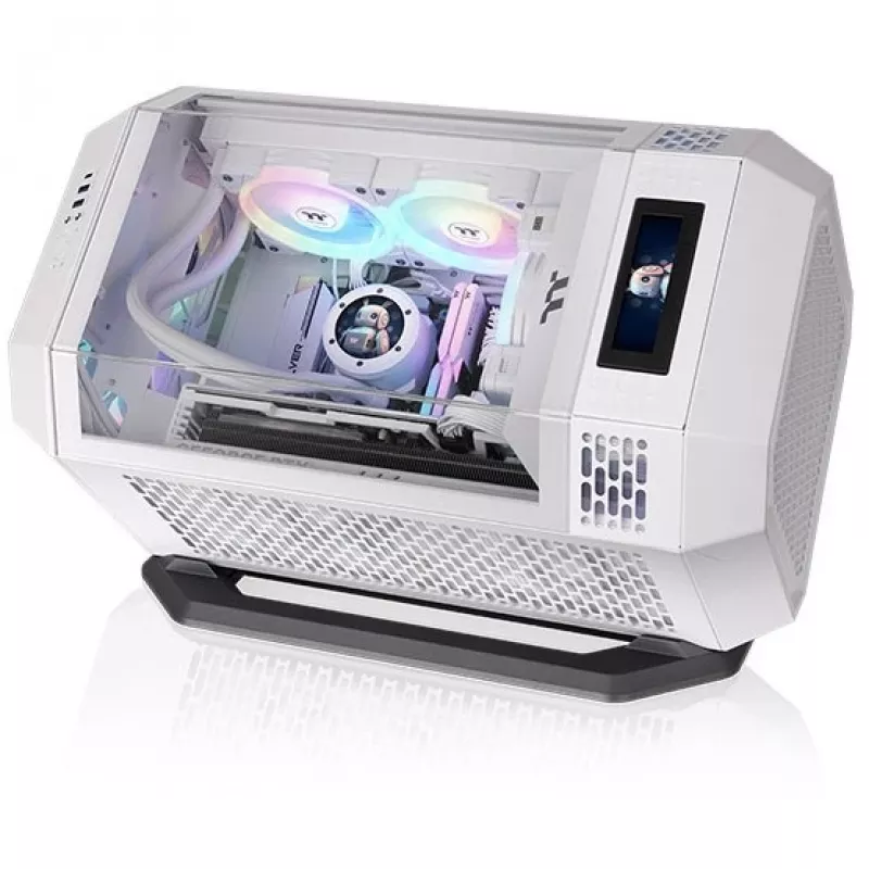 Chassis-standvoetkit THERMALTAKE voor The Tower 250 – horizontale opstelling, Snow-finish, zwart/wit