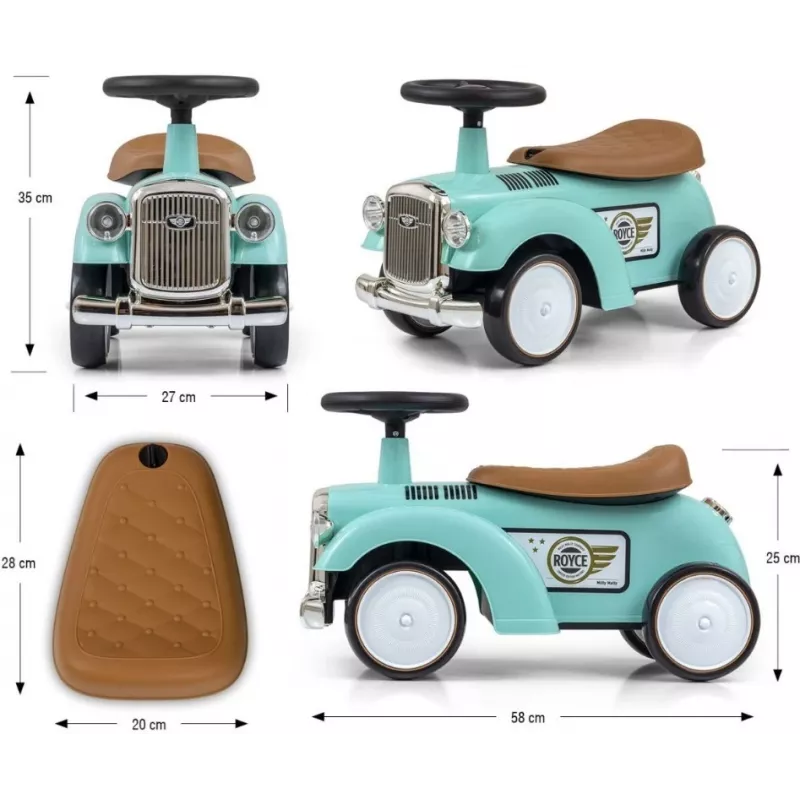 Loopauto milly mally Royce in mintkleur — model 5473