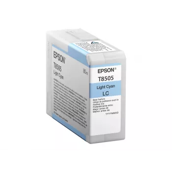 Epson singlepack lichtcyaan T850500, lichtcyaan, pigmentinkt, 80 ml, 1 stuk