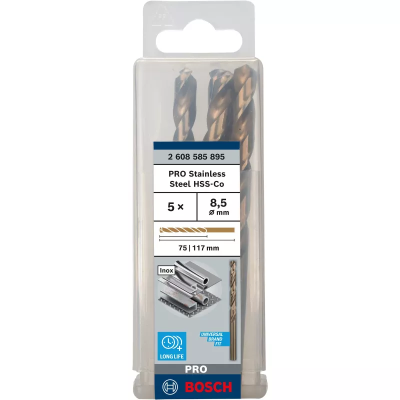 Spiraalboren kobalt Bosch 2608585895 HSS 5-delige set
