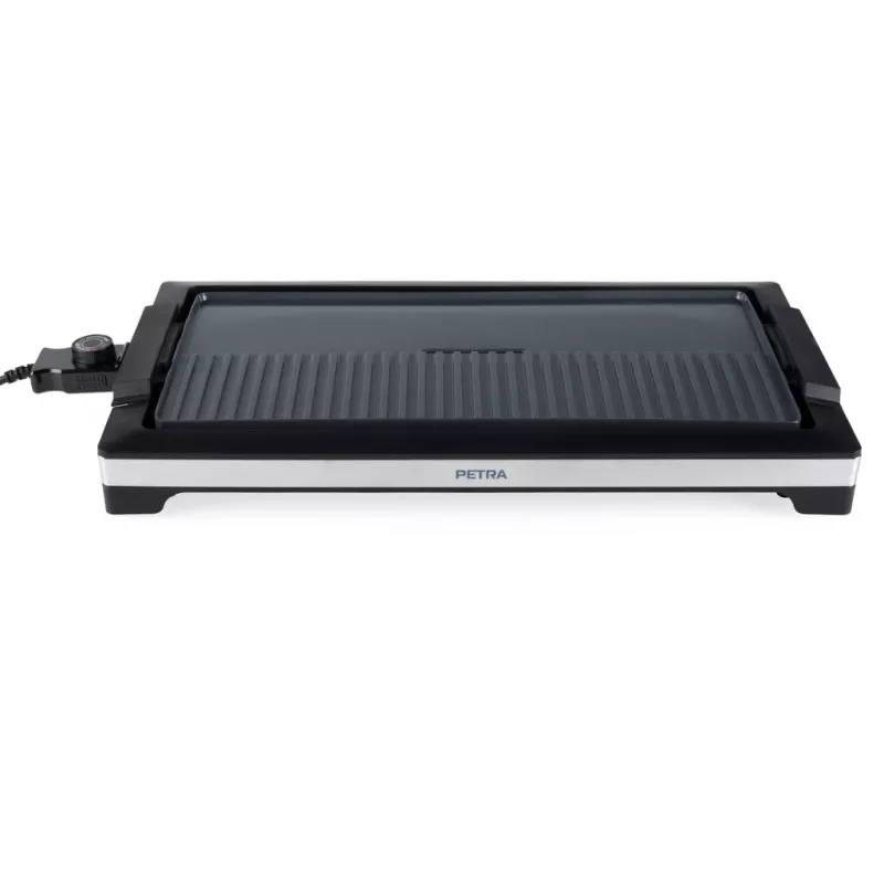 Elektrische pancha Petra PT6244VDE 2-in-1 met antiaanbaklaag en instelbare temperatuurregeling