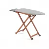 Strijkplank ARREDAMENTI STIROLIGHT 135 x 45 cm, bruine hoes, opklapbare poten