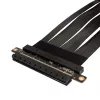 Akasa Riser Black X2 Mark IV Premium PCIe 4.0 x16 riserkabel, 20 cm, AK-CBPE03-20B