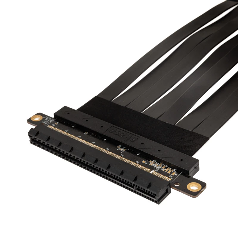 Akasa Riser Black X2 Mark IV Premium PCIe 4.0 x16 riserkabel, 20 cm, AK-CBPE03-20B