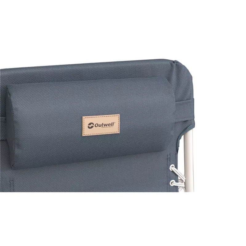 Campingstoel Outwell Ramsgate — 2-poots, max. belasting 120 kg, gewicht 7,4 kg, afmeting 650×790 mm, blauw