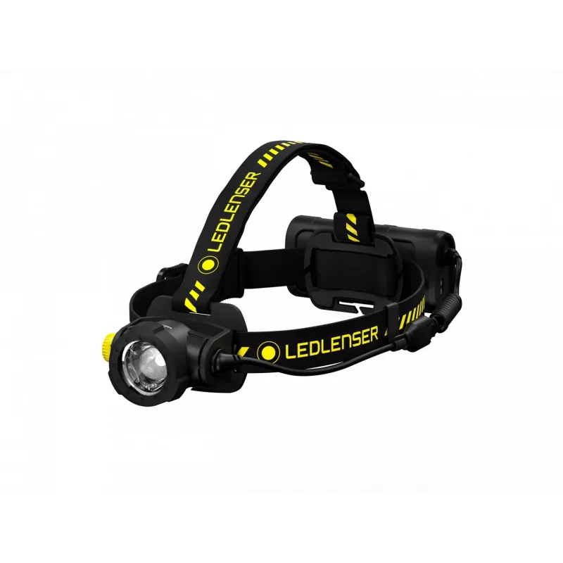 Hoofdlamp Led Lenser H15R Work zwart geel