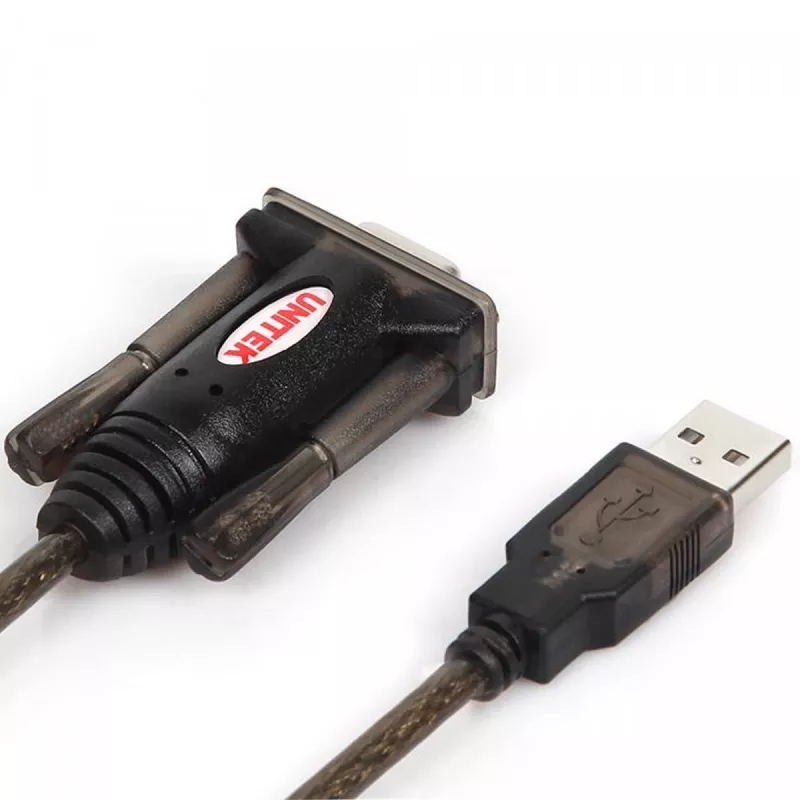 UNITEK Y-105A seriële kabel zwart 1,5 m USB Type-A DB-9