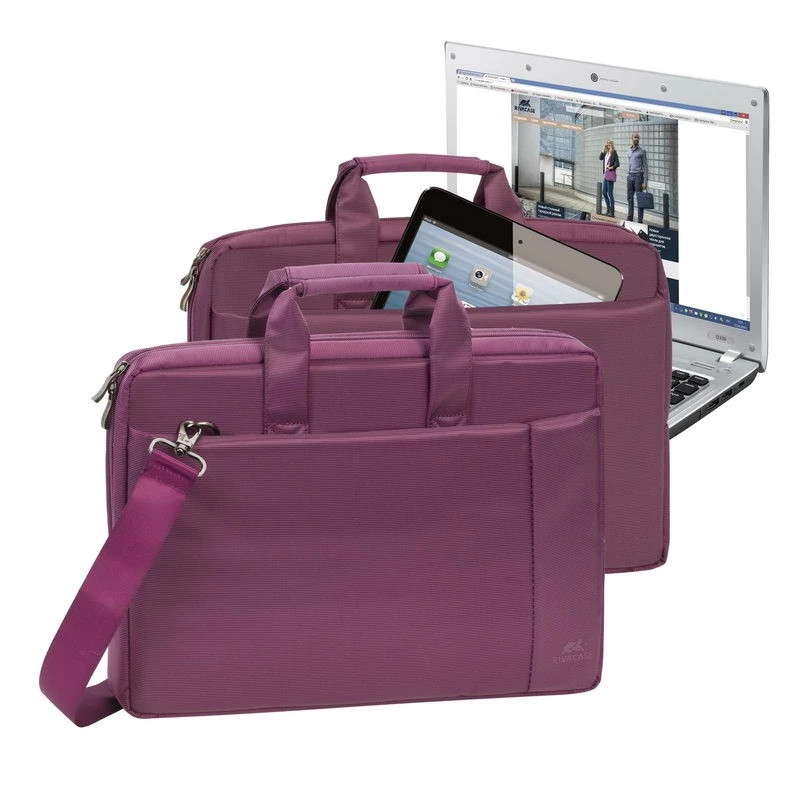 Rivacase 8231 39,6 cm (15,6) messenger tas paars