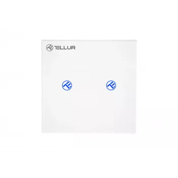 Slimme WLAN-schakelaar Tellur SS2N — 2 poorten, 1800 W totaal, 10 A per kanaal
