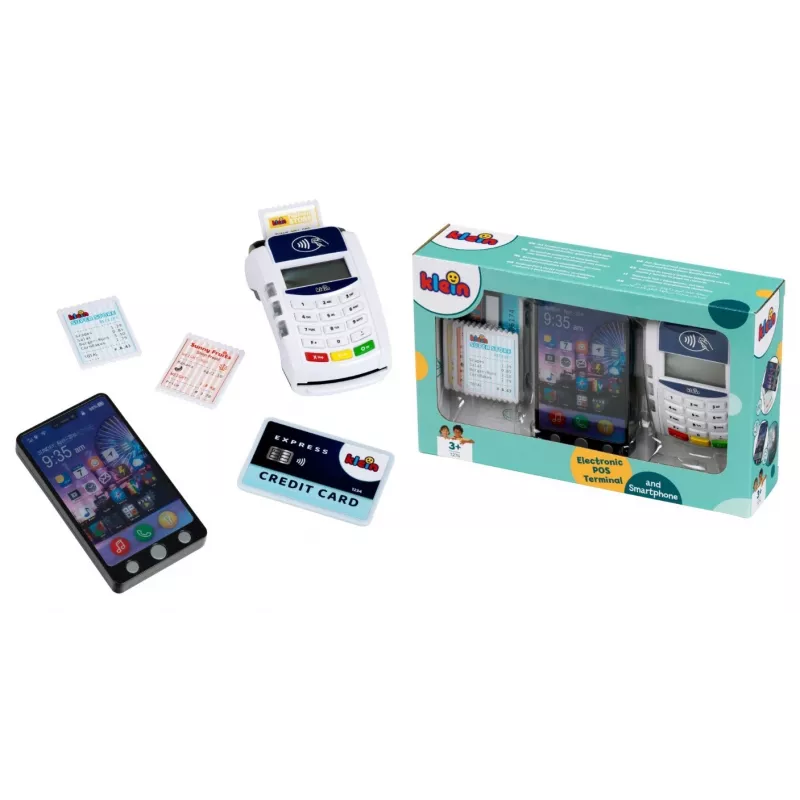 Speelgoed-betaalterminal KLEIN 172740 met smartphone-accessoire voor rollenspellen