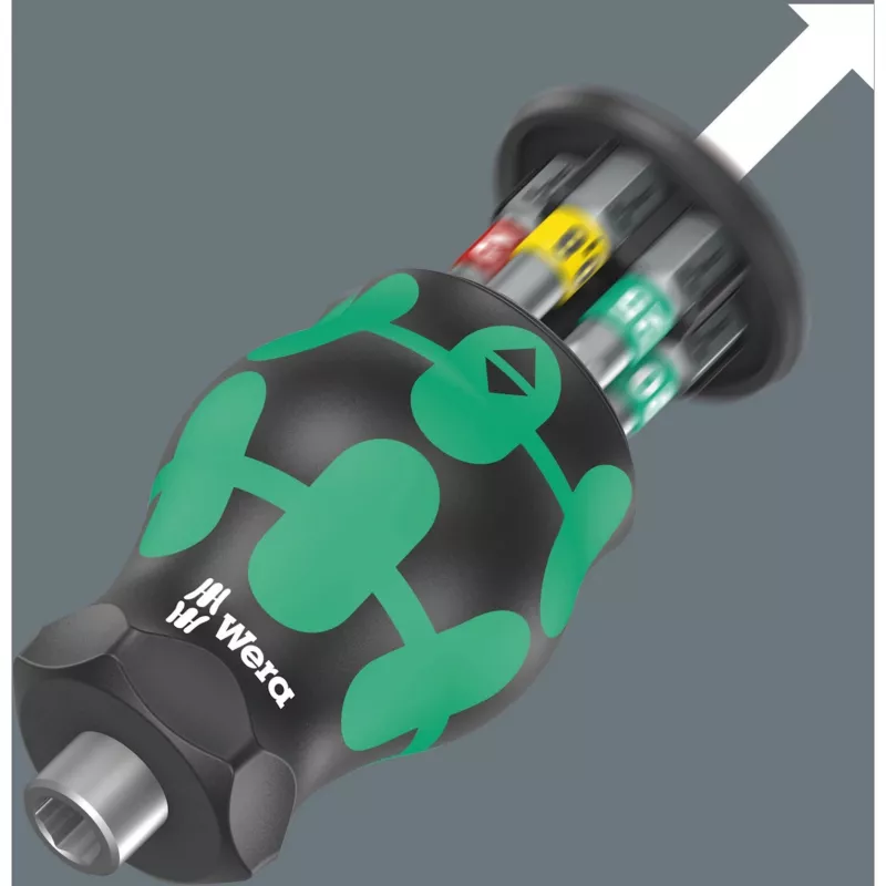 Kraftform compact Stubby Magazijn 1 bitset (zwart/groen, 7-delig)