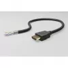 Goobay 61296 - High Speed HDMI-kabel met ethernet-haakse stekker 4K60Hz 2.0 - kabel - digitaal/display/video